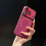 Color-blocking Magnetic Shockproof Phone Case For iPhone