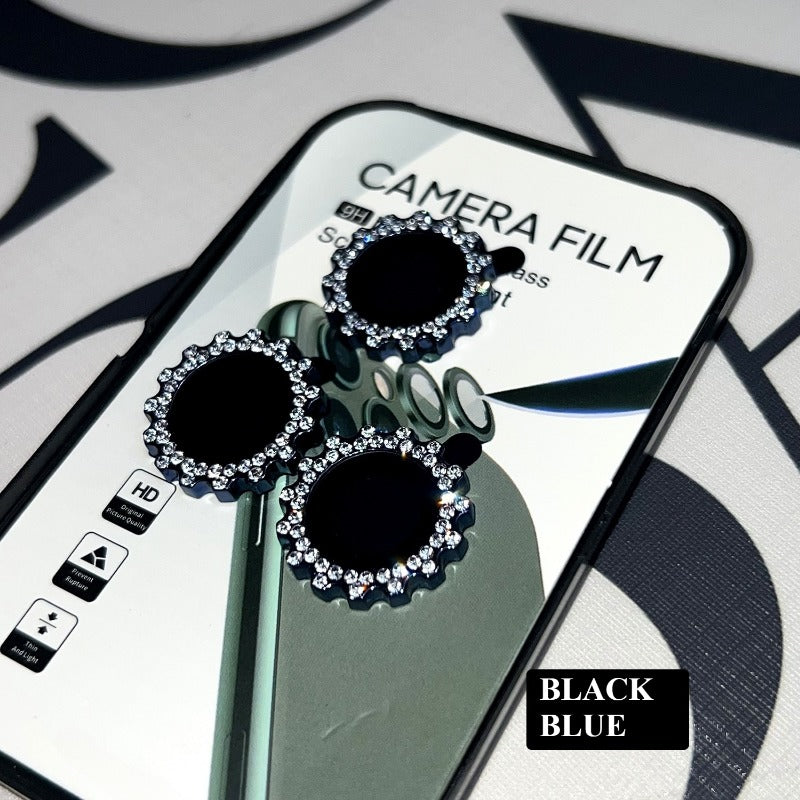 Diamond Star Spiral Gear Lens Film For iPhone