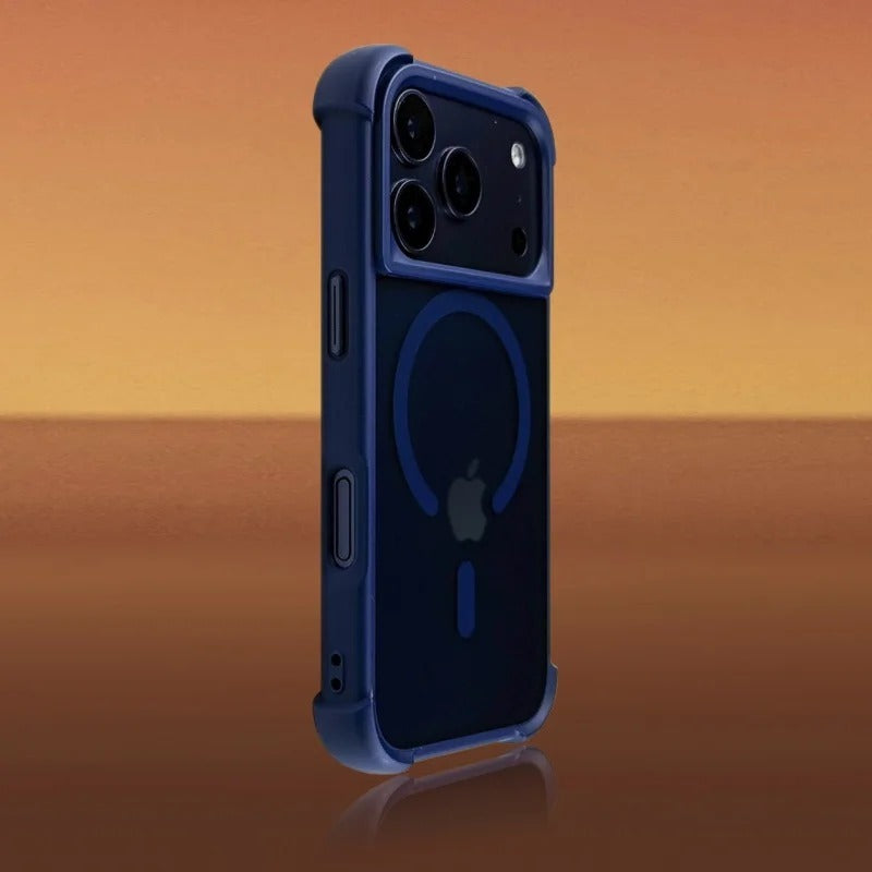 Matte Transparent PC Magnetic Phone Case For iPhone