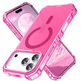 Transparent Frosted Magnetic Phone Case For iPhone
