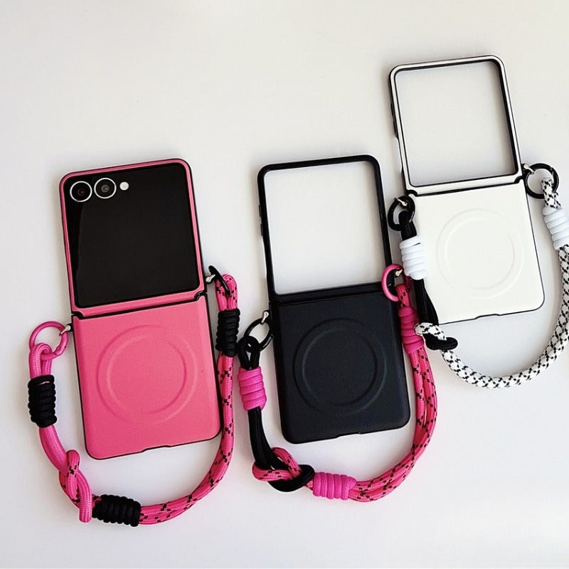 Simple Magnetic Phone Case For Samsung Z Flip 7 6 5 4 3