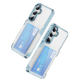 Transparent Card Holder Shockproof Simple Phone Case For Samsung