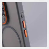 Luxury Matte Translucent Magnetic Case For iPhone