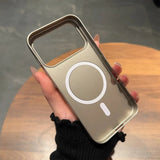 Matte Metalic Magnetic Slim Case For iPhone