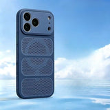 Honeycomb Heat Dissipation Magnetic Phone Case  for iPhone
