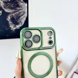 Crossbody Lanyard Strap Plating Magnetic Case For iPhone