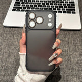 Frosted Semi-Transparent Phone Case For iPhone