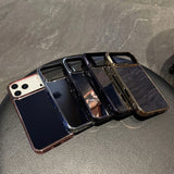 Luxury Plating Make Up Mirror Phone Case For iPhone