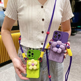 Card Holder Anti-drop Phone Case For iPhone