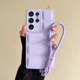 Down-filled Phone Case with Wrist Strap For Samsung