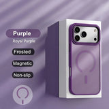 Matte Transparent Magnetic Case For iPhone