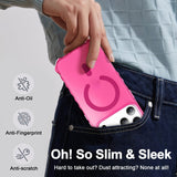 Transparent Frosted Magnetic Phone Case For iPhone