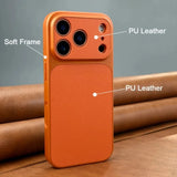 Luxurious New Orange Retro Soft-sided Hard Case for iPhone