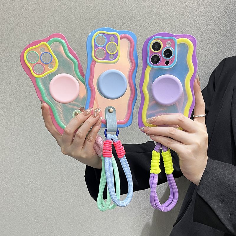 Contrast Color Phone Case For iPhone