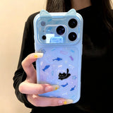 Black Cat Fish Phone Case For iPhone