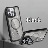 Lens Bracket Magnetic Phone Case For iPhone