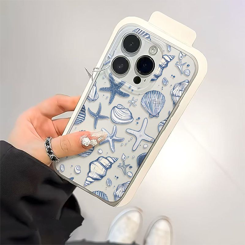 Starfish Shell Anti-fall Phone Case For iPhone