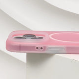 Jelly Color Magnetic Liquid Silicone Phone Case For iPhone