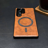 Fine Hole Magnetic Phone Case For Samsung