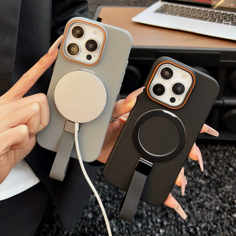 Magnetic Bracket Phone Case For iPhone