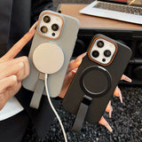 Magnetic Bracket Phone Case For iPhone