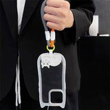 Cat-shaped Lanyard Phone Case For iPhone