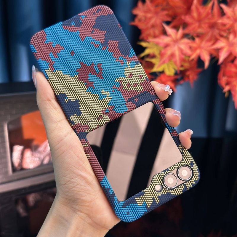 Camouflage Phone Case For Samsung Z Flip