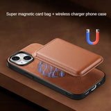 Magnetic Attraction Wallet Phone Case For iPhone