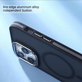 Luxury Magnetic Frosted Translucent Phone Case For iPhone