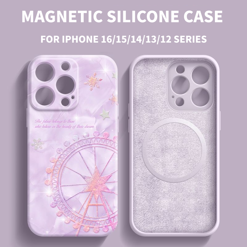 Magnetic Anti-fall Mobile Phone Case For iPhone