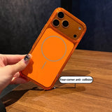 MagneticTranslucent Armor Shockproof Case For iPhone