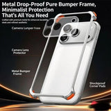 Metal Aluminum Alloy Frame Lens Protective Phone Case For iPhone