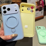 Solid Colo Soft Phone Case For iPhone