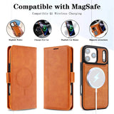 2 in 1  Wallet Magnetic Case For iPhone