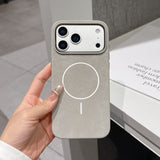 Flannel Magnetic Phone Case For iPhone