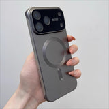 Large-view Borderless Magnetic Phone Case For iPhone