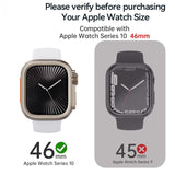 Metal Shell PC Back Cover For Apple Watch 49mm 46mm 45mm 44mm