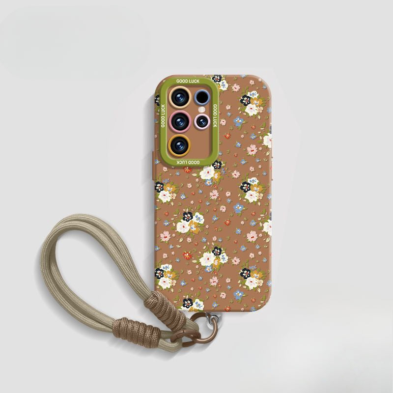 Floral Silicone Phone Case For Samsung