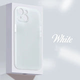 Ultra-Thin Transparent Candy Color Silicone Soft Case For iPhone