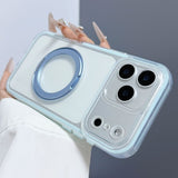 Colorful 2-in-1 Rotating Folding Stand Phone Case for iPhone