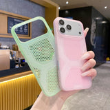 Jelly-like Mesh Soft Silicone Phone Case For iPhone