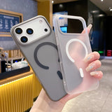 Ultra-Thin Matte Clear Magnetic Case For iPhone
