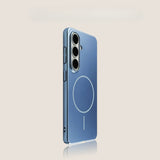 Metallic Paint Magnetic Phone Case For Samsung