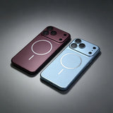 Solid Color Magnetic Charge Case For iPhone