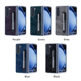 Pen Slot Holder Integrated Ultra-thin Phone Case For Samsung Z FOLD