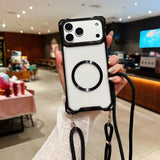 Transparent Magnetic Phone Case For iPhone