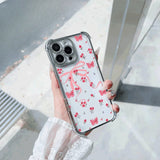 Butterfly Four Corner Anti-drop Lucency Phone Case For iPhone