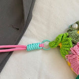 Flower Woven Phone Bag