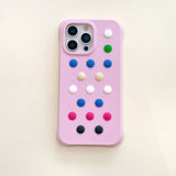 Hole Phone Case Anti-fall Phone Case For iPhone