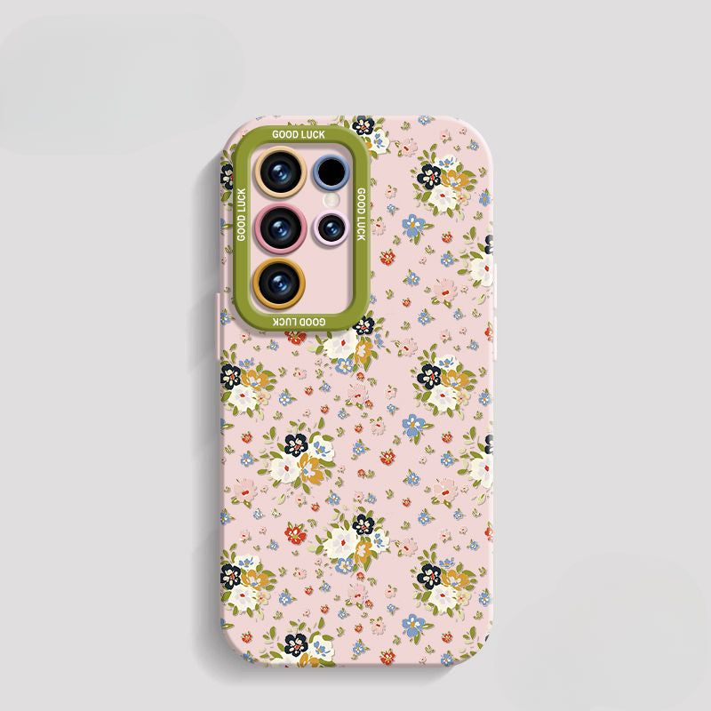 Floral Silicone Phone Case For Samsung